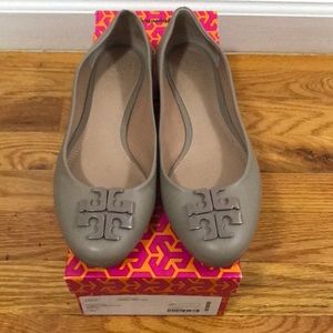 Tory Burch Ballet Flats - French Gray, size 8.5